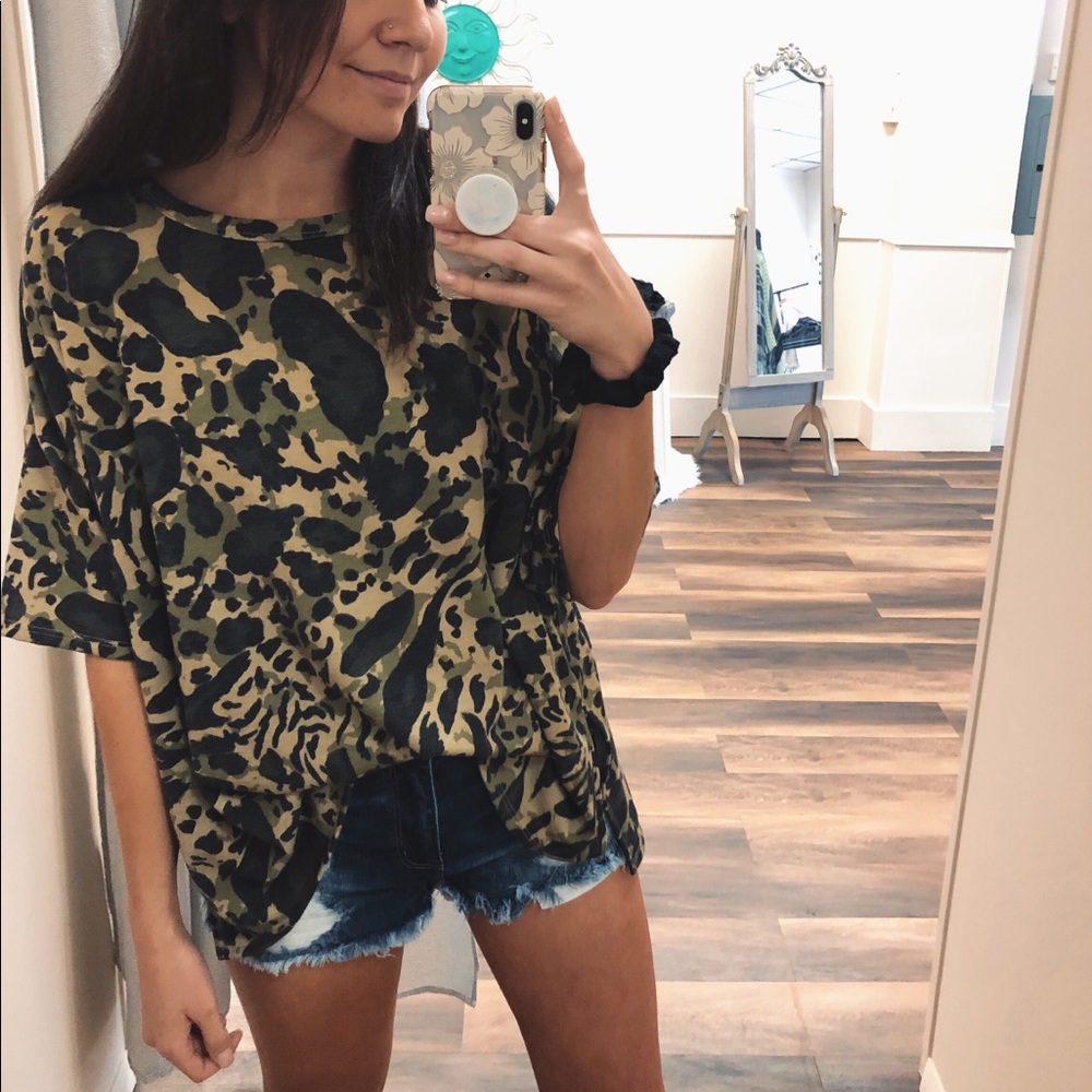 Cheetah Print Top